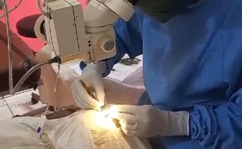 VINCENT HA TERMINATO IL CORSO DI OFTALMOLOGIA IN CAMERUN – ORA TORNA AD OPERARE IN&nbsp;MALI
