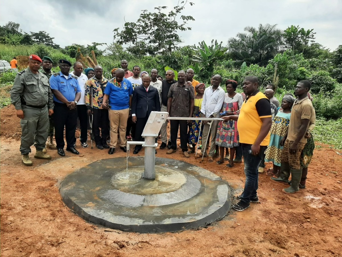 CAMERUN COMUNE DI BOT MAKAK, VILLAGGIO DI NDOG NLET – ESEGUITA LA COSTRUZIONE DI UN POZZO PER L’ACQUA POTABILE CHE SERVE UNA POPOLAZIONE DI CIRCA 600&nbsp;PERSONE.